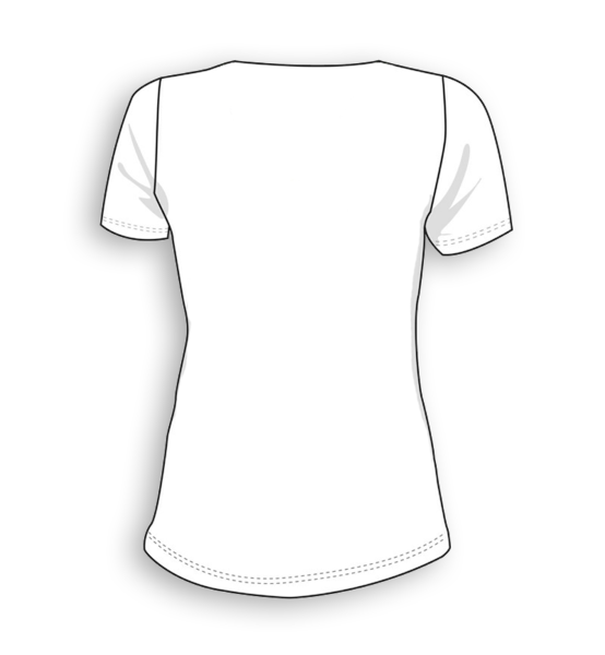 Short Sleeve Girl Mock Up