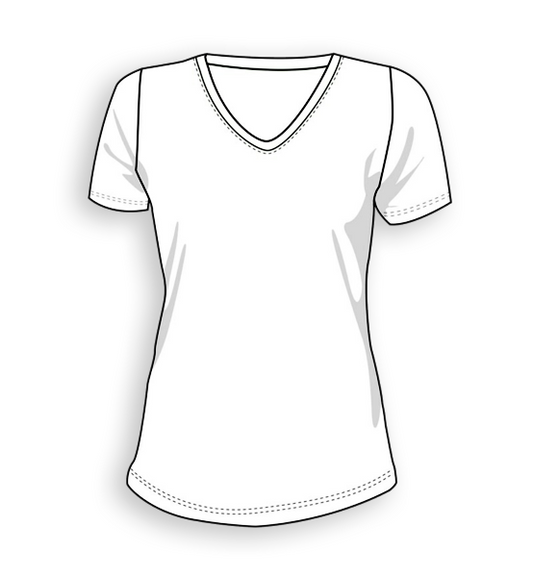 Short Sleeve Girl Mock Up